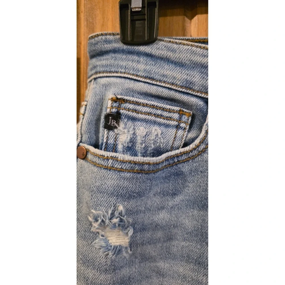 Judy Blue Mommin' Ain't Easy Boyfriend Jeans Womens 1/25 Relaxed Distressed‎ NWT - Picture 7 of 12